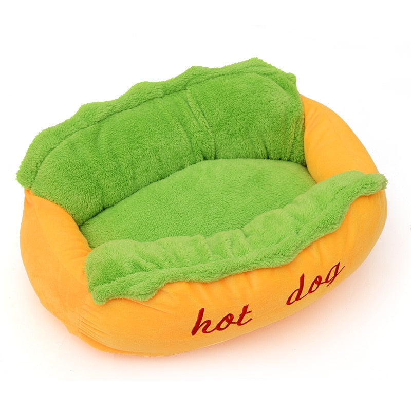 Dachshund  Soft Hot Dog Bed