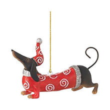 Load image into Gallery viewer, Dachshund Christmas Tree Hanging Decoration
