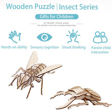 Load image into Gallery viewer, Dachshund Wooden Insect Puzzle
