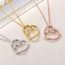 Load image into Gallery viewer, Bunny Heart Pendant Necklace
