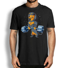 Load image into Gallery viewer, Dachshund Weightlifting T-Shirt
