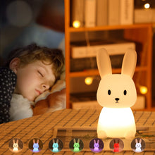 Load image into Gallery viewer, Bunny  Night Light Bedroom Lamp
