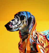 Load image into Gallery viewer, Creative  Home Modern  Colorful Dachshund Figurine
