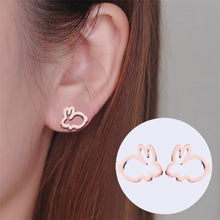 Load image into Gallery viewer, Cute Bunny Necklace and Earrings
