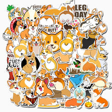 Load image into Gallery viewer, 50 pcs/pack  Corgi Dog Stickers
