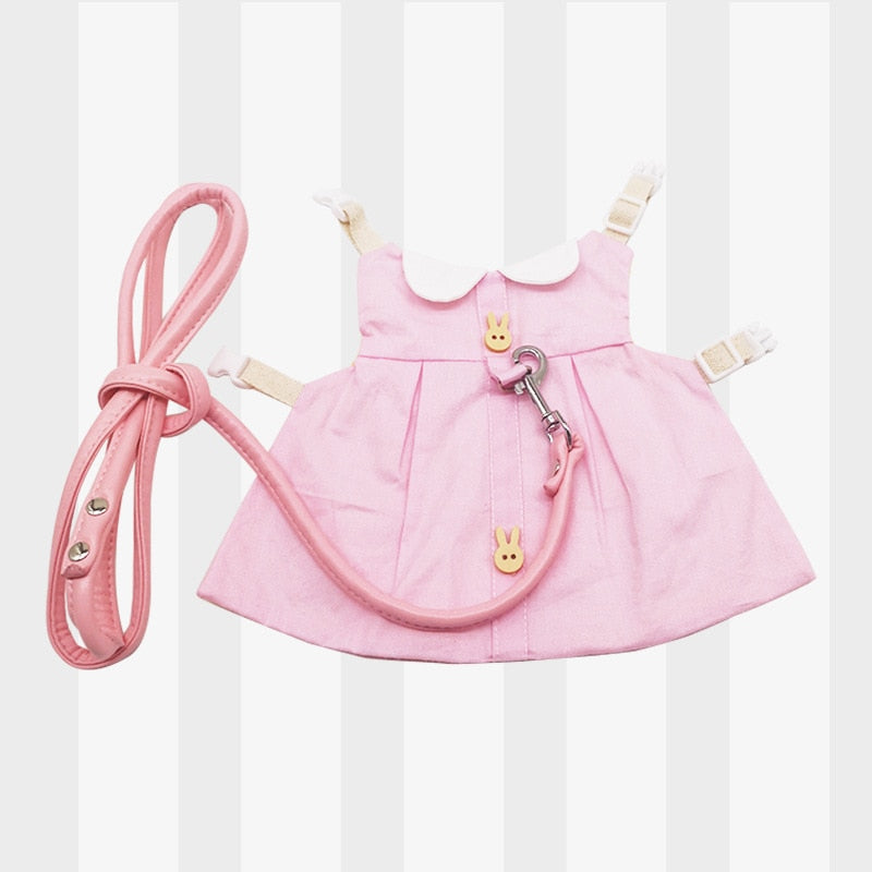 Cute Bunny Clothes Harness