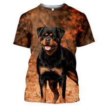 Load image into Gallery viewer, Rottweiler 3D Print T Shirt Casual
