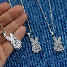Load image into Gallery viewer, Love Rabbit Pendant Necklaces

