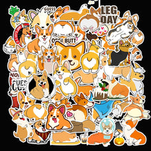 Load image into Gallery viewer, 50 pcs/pack  Corgi Dog Stickers
