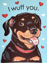 Load image into Gallery viewer, Rottweiler Retro Tin Sign
