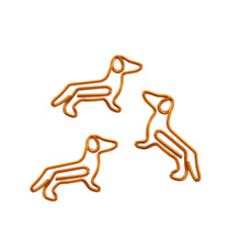 Load image into Gallery viewer, Dachshund Paper Clips Office Hand Book Clip
