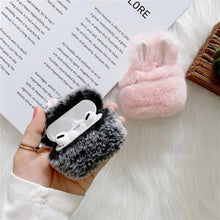 Load image into Gallery viewer, Fluffy Rabbit Earphone Case For Apple Airpods 1 2 Pro Cover
