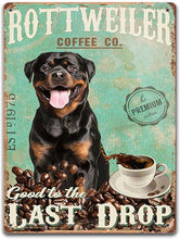 Load image into Gallery viewer, Rottweiler Retro Tin Sign
