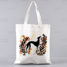 Load image into Gallery viewer, Dachshund Print Reusable Canvas Tote Bags
