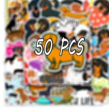 Load image into Gallery viewer, 10/30/50 Pieces Cute Sausage Dog Stickers
