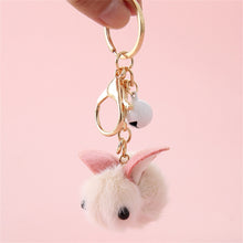 Load image into Gallery viewer, New Cute Fluffy Bunny Key Chain
