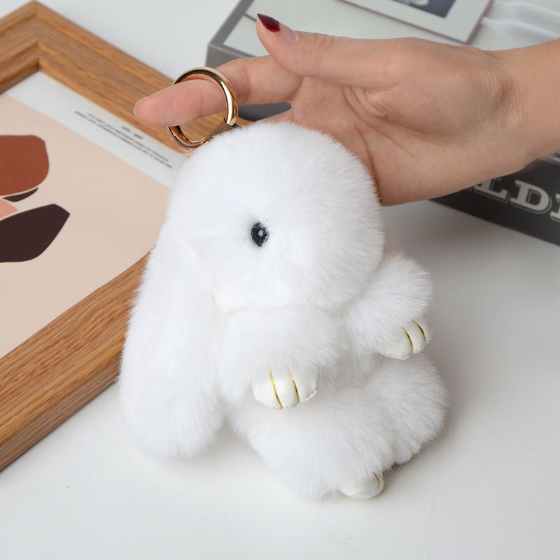 Bunny Fluffy Cute Keychain