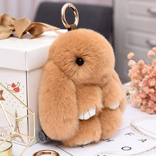 Load image into Gallery viewer, Rabbit Fluffy Cute Keychain
