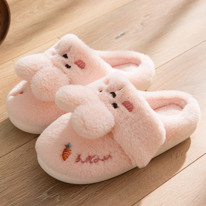 Bunny Slippers Non-Slip Soft Warm
