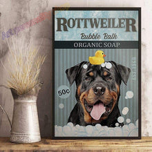 Load image into Gallery viewer, Rottweiler Dog Vintage Metal Sign
