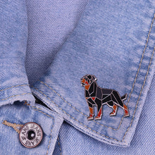 Load image into Gallery viewer, Rottweiler Enamel  Brooches Pin
