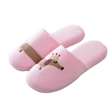 Load image into Gallery viewer, Royal Dachshund Plush Slippers
