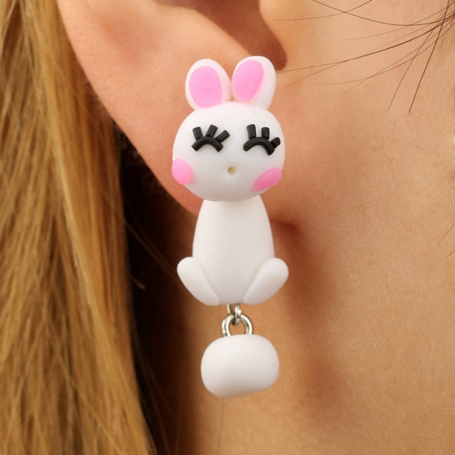 Cute Rabbit Stud Earrings