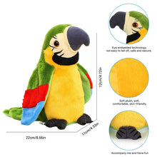 Load image into Gallery viewer, Parrot Talking Plush Toy
