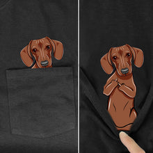 Load image into Gallery viewer, Funny Dachshund Finger Unisex T-Shirt
