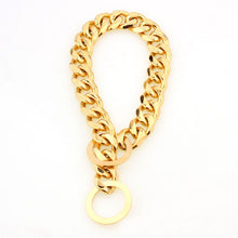 Load image into Gallery viewer, Rottweiler Collar Gold Chain Luxury
