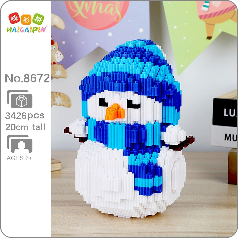 Cute DIY Penguin Blocks 2100 Pcs