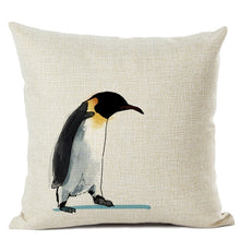 Load image into Gallery viewer, Penguin Printed Sofa Cushion Pillow Case
