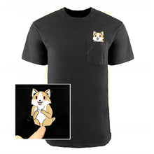Load image into Gallery viewer, Funny Corgi  Finger Unisex T-Shirt
