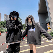 Load image into Gallery viewer, Harajuku Style  Cute Rabbit Ear Pullover Couple Hoodie
