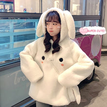 Load image into Gallery viewer, Bunny Ear Hoodies  Warm
