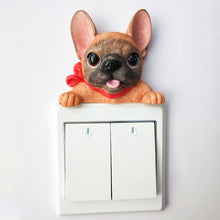 Load image into Gallery viewer, French Bulldog  Resin Switch Sticker
