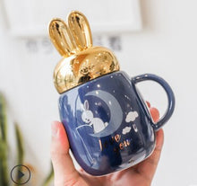 Load image into Gallery viewer, Lovely Rabbit Mugs  Ear Lid
