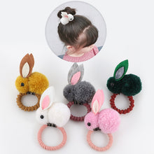 Load image into Gallery viewer, Cute Rabbit Elastic Hair Bands And Hair Clips
