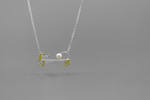 Load image into Gallery viewer, Dachshund Lovely  Sterling Silver Chain Necklaces
