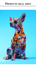 Load image into Gallery viewer, Modern Creative Graffiti Chihuahua Sculpture Figurine
