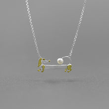 Load image into Gallery viewer, Dachshund Lovely  Sterling Silver Chain Necklaces

