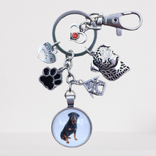 Load image into Gallery viewer, Rottweiler Pendant Keychain

