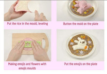 Load image into Gallery viewer, Cute Bunny  Seaweed Rice Box Mold DIY baby food
